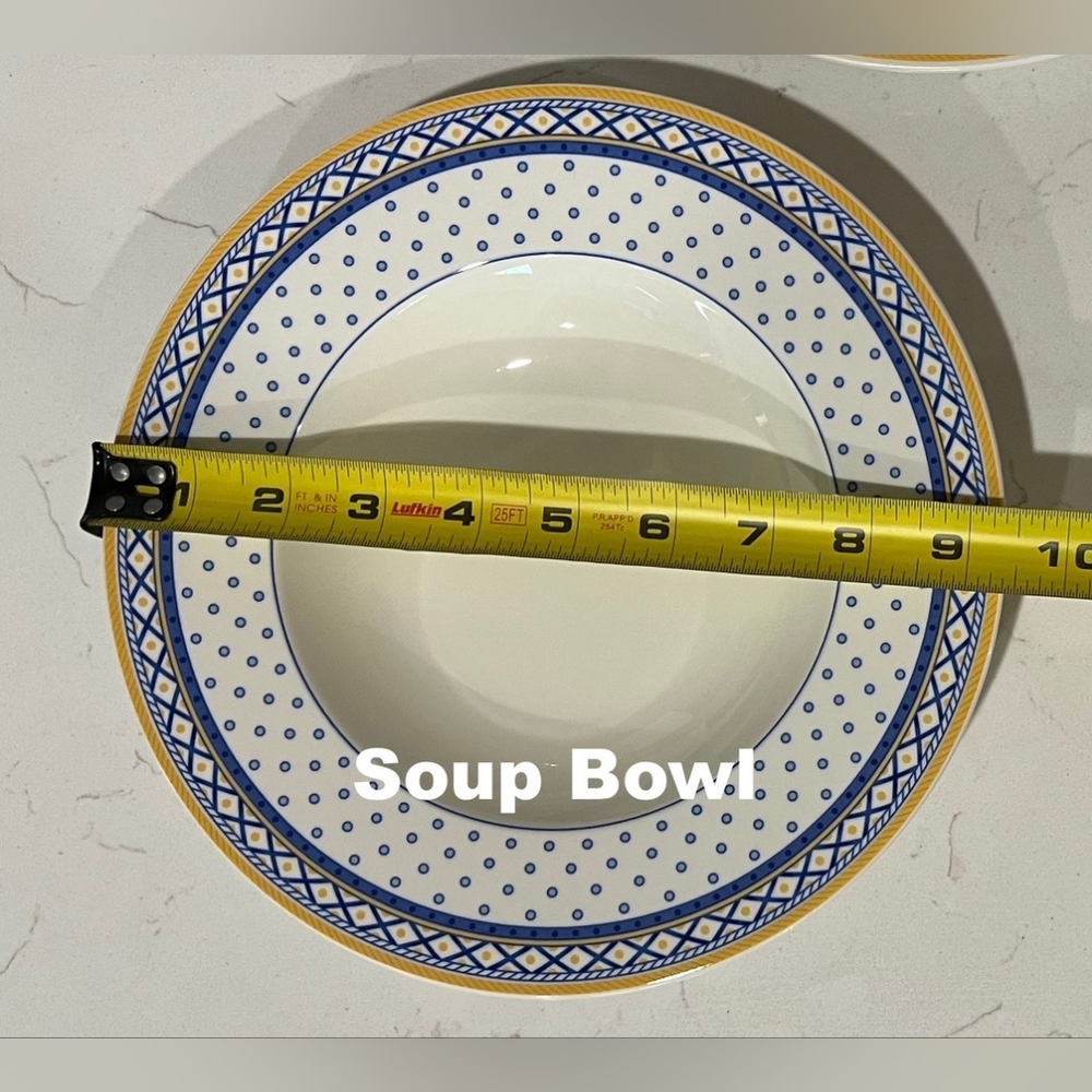 Vintage, Collectible Villeroy & Boch Perpignan 9.5" Soup Bowl/Pasta Plate EUC - Picture 6 of 6